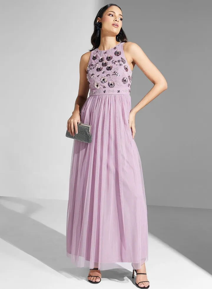 Knitted Pleated Dress