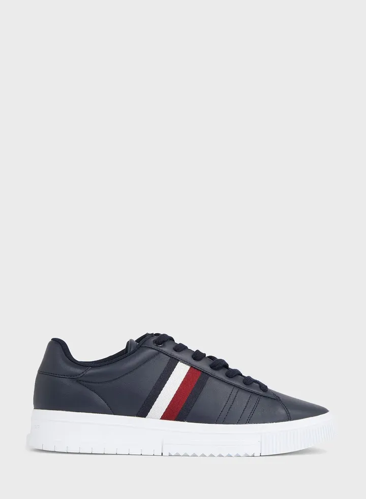 Leather Low Top Sneakers