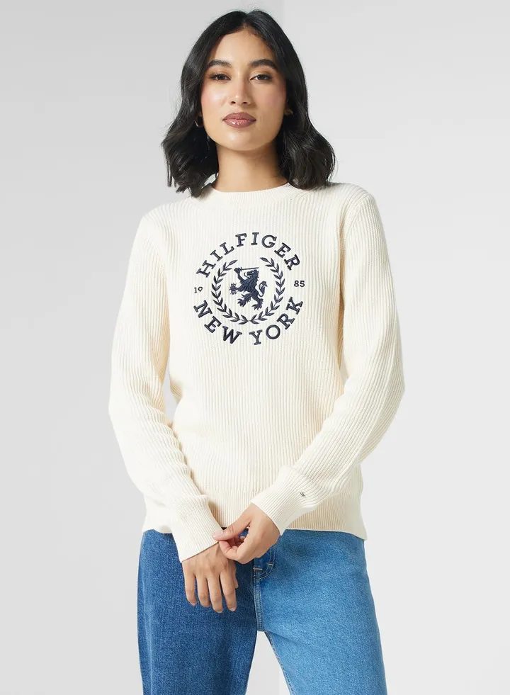 Crew Neck Logo Sweatshirt