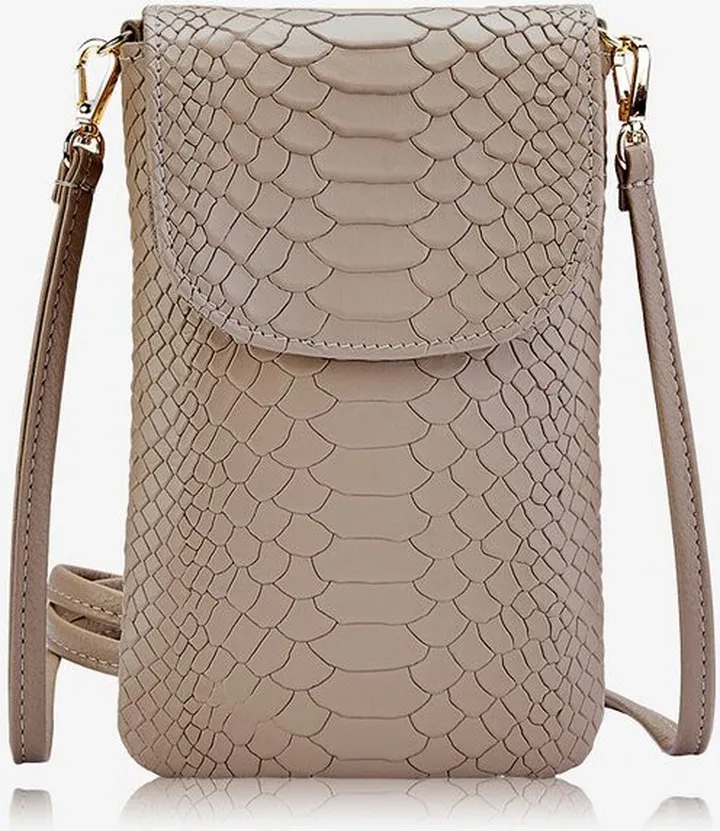GiGi New York Emmie Phone Crossbody Bag - Stone