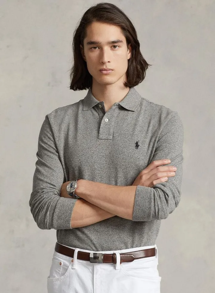Chest Logo Slim Fit Polo