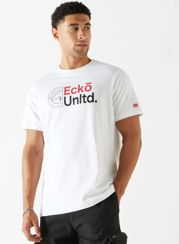 Logo Print Crew Neck T-Shirt