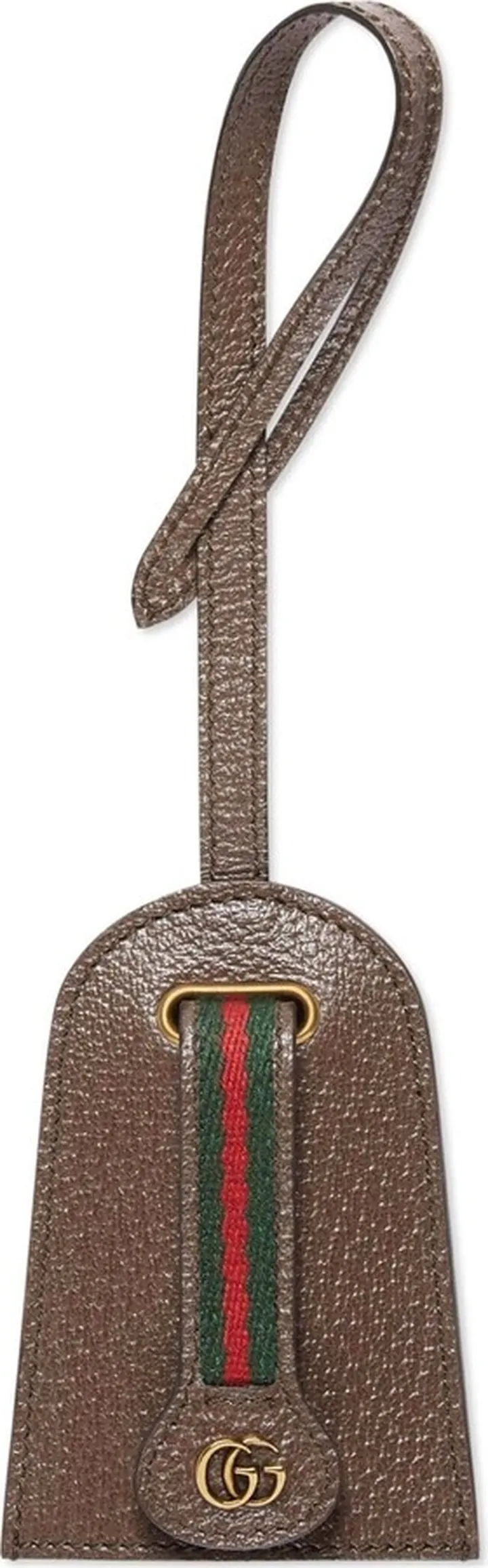 double G leather hang tag