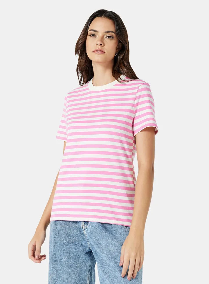 Striped Cotton T-Shirt