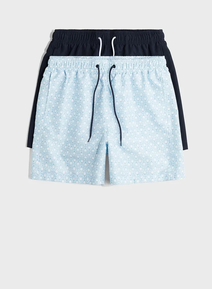 2 Pack Swim Shorts
