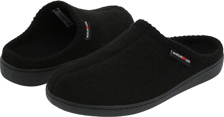Haflinger AT Classic Hardsole (Black) Slippers