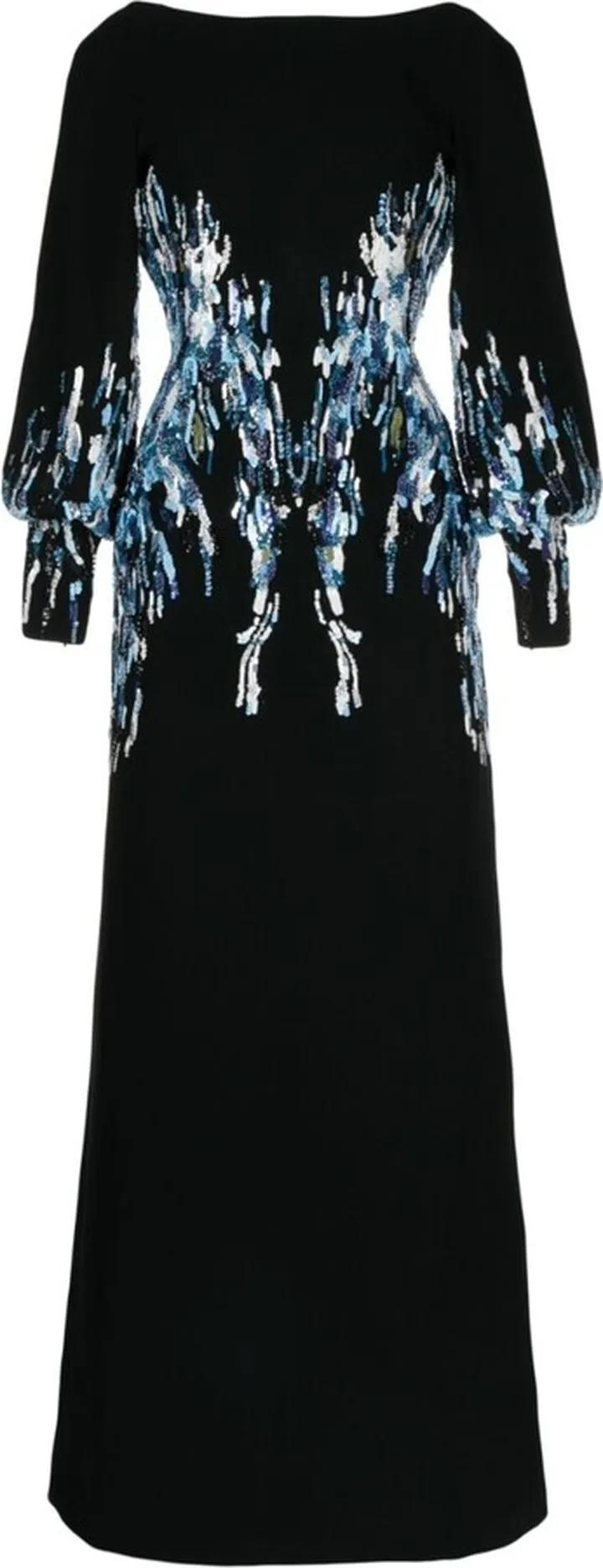Bead Embellishment Long Dress