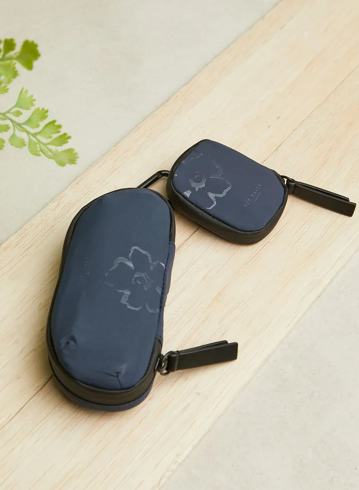 Navy Pyret Clip On Travel Cases
