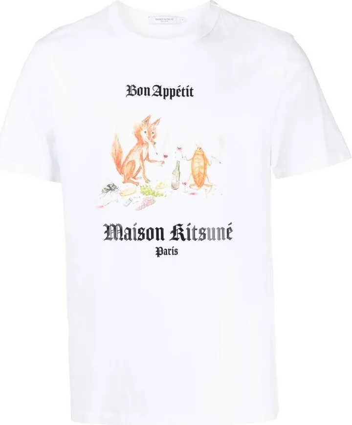 Bon Appetit-print T-shirt
