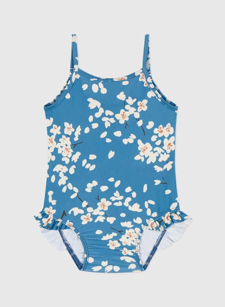 Kids Floral Printed Swimsuit