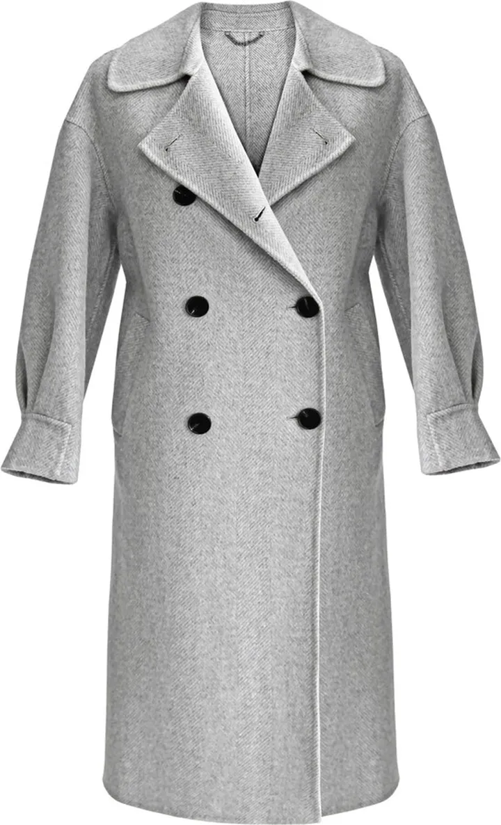 Belle & Bloom - Dream Lover Loose Fit Wool Blend Coat - Grey