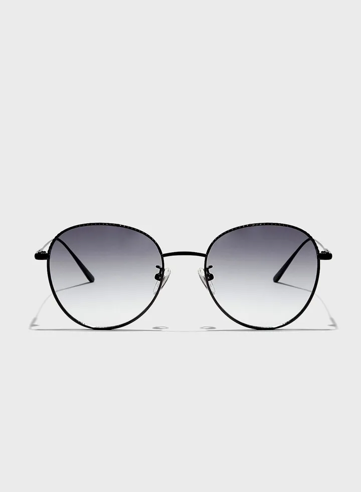 Forget Me Not Round Sunglasses