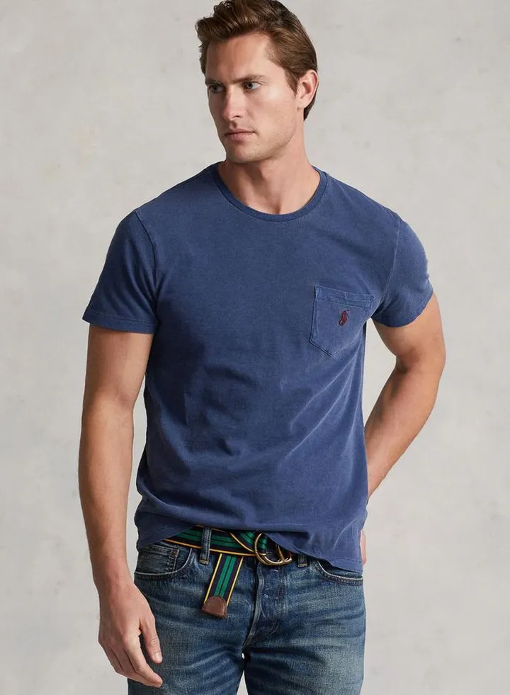 Custom Slim Fit Jersey Pocket T-Shirt