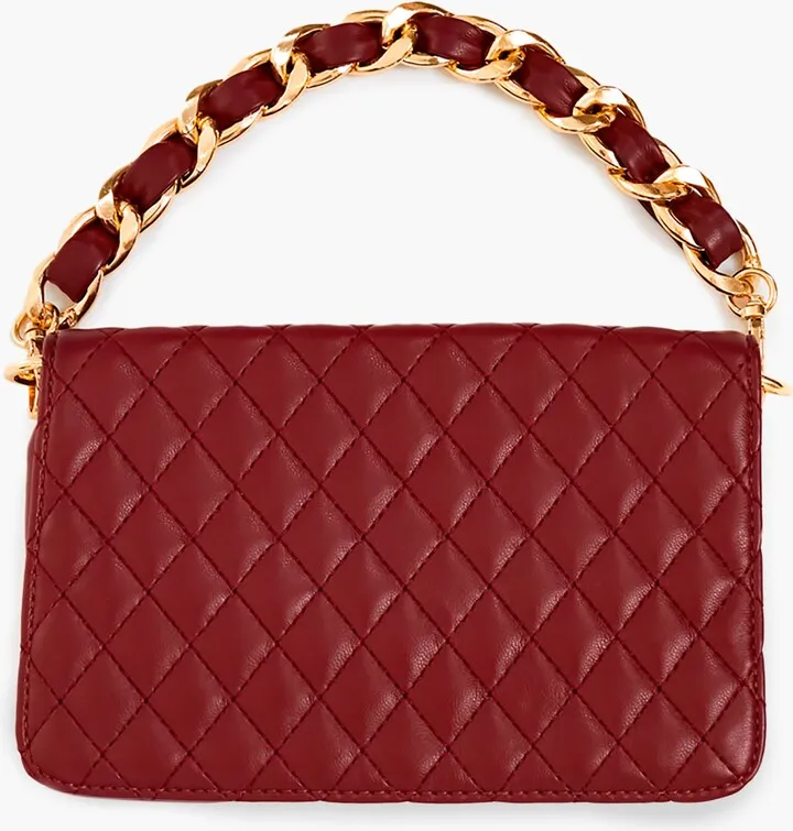 Merlot Karolina Quilted Bag