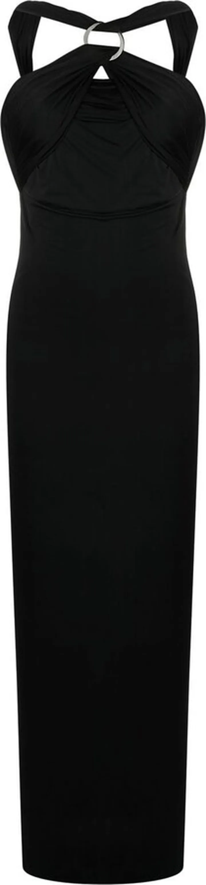 Draped Halterneck Dress