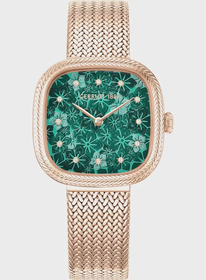 Casual Steel Strap Analog Watches