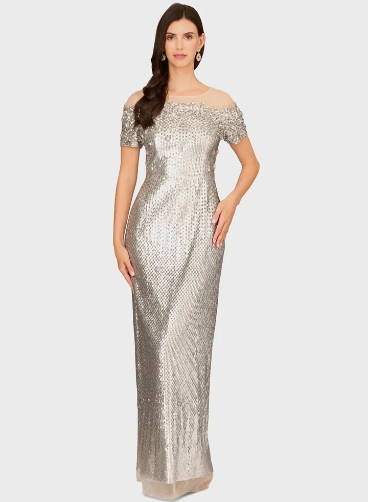 Embellished Knitted Dress