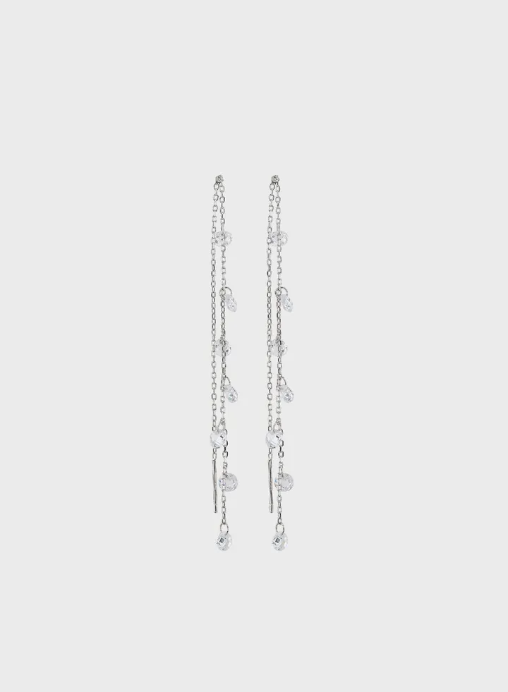 Invisible Fancy Cut Earrings