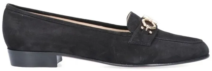 Salvatore Ferragamo Logo Plaque Moccasins
