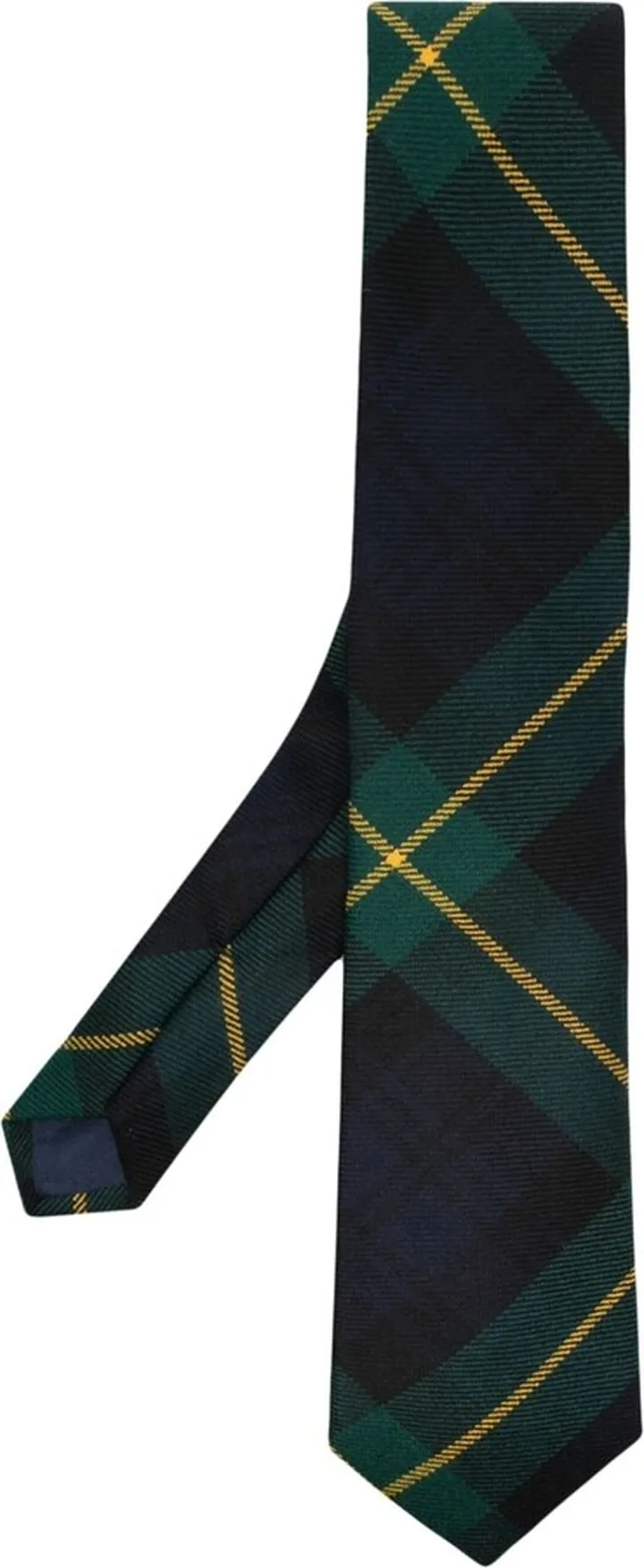 Plaid Wool Tie
