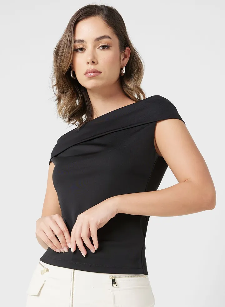 Bardot Knitted Top