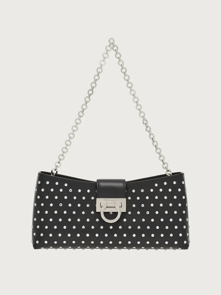 Ferragamo Women Trifolio shoulder bag Black