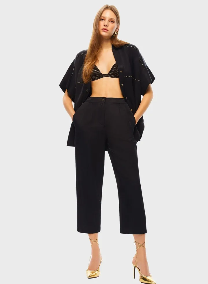 High Waist Carrot Pants