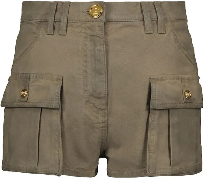 Mid-rise cargo shorts