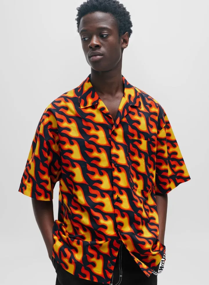 Printed Relaxed Fit Shirt