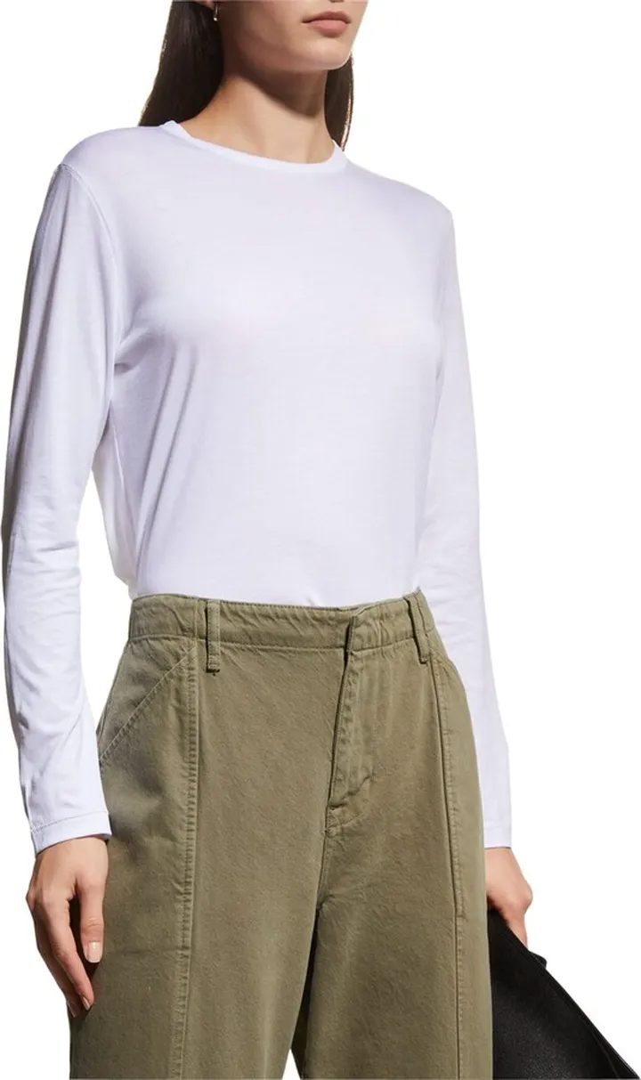Lyocell Cotton Crewneck Tee