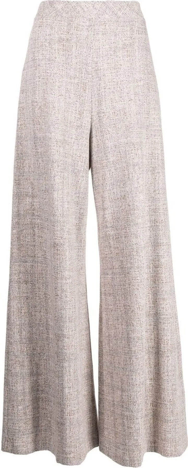Abstract-Print High-Waist Culottes