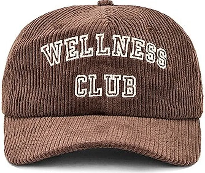Sporty & Rich Corduroy Hat in Brown