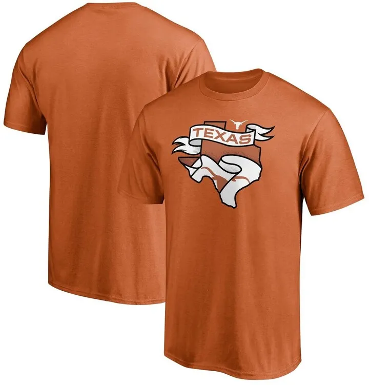 Men's Fanatics Branded Texas Orange Texas Longhorns Hometown Collection Greatest T-shirt