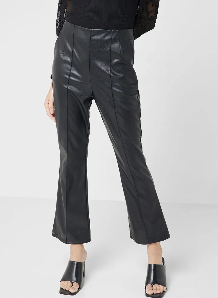 High Waist Pu Pants