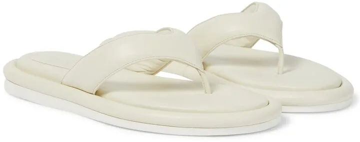 Gia 5 leather thong sandals