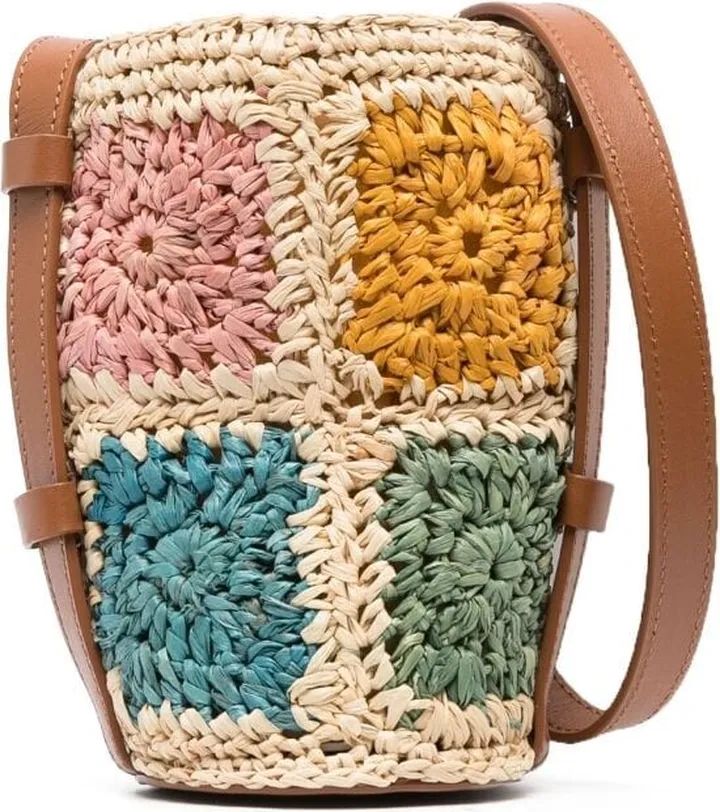Interwoven Raffia Crossbag