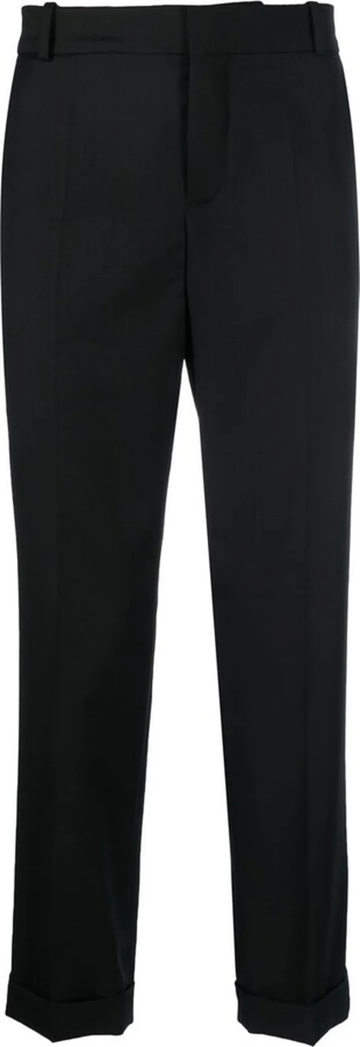 Mid-Rise Cropped Trousers