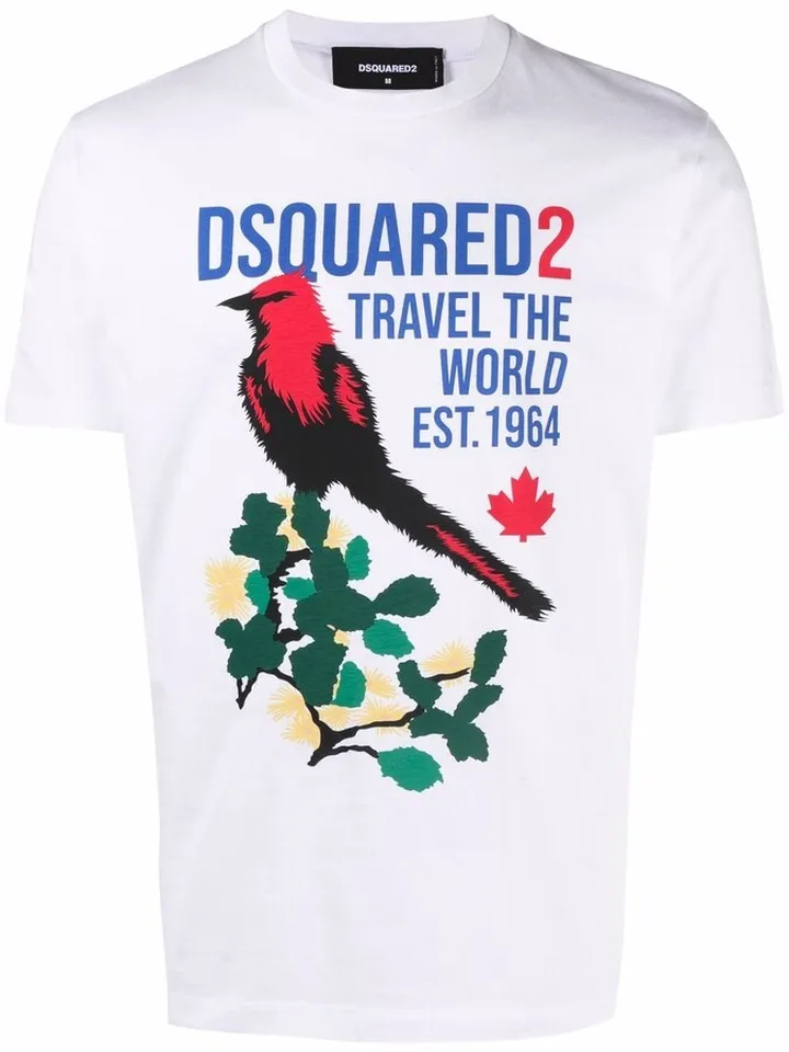 graphic-print cotton T-shirt