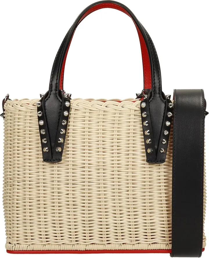 Cabata Hand Bag In Beige Leather