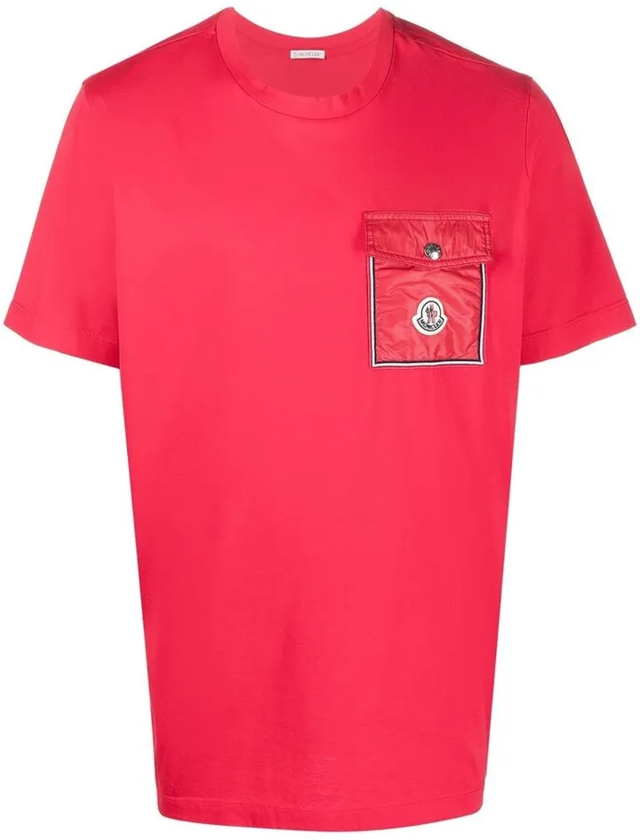 logo-patch cotton T-shirt