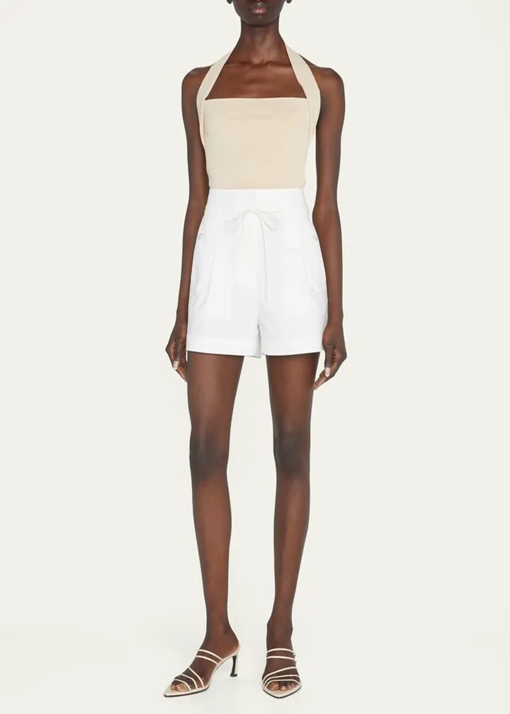 Tamiko Knit Convertible Self-Tie Halter Top