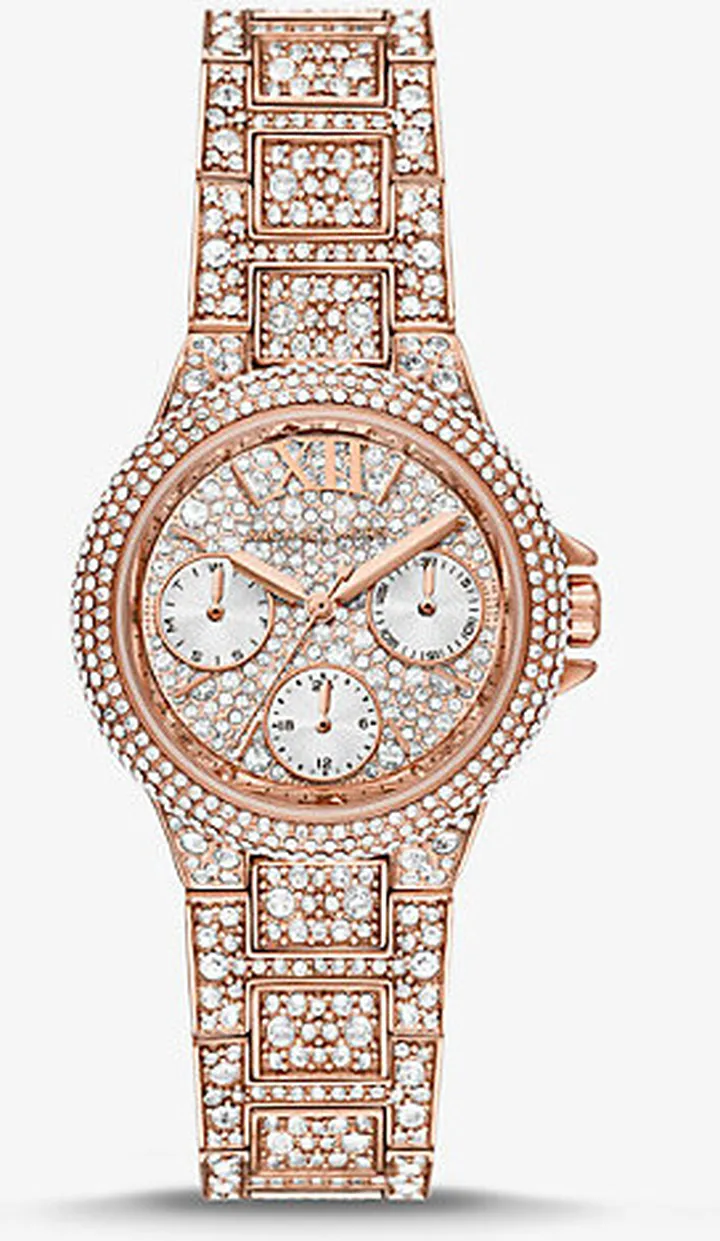 Mini Camille Pavé Rose Gold-Tone Watch