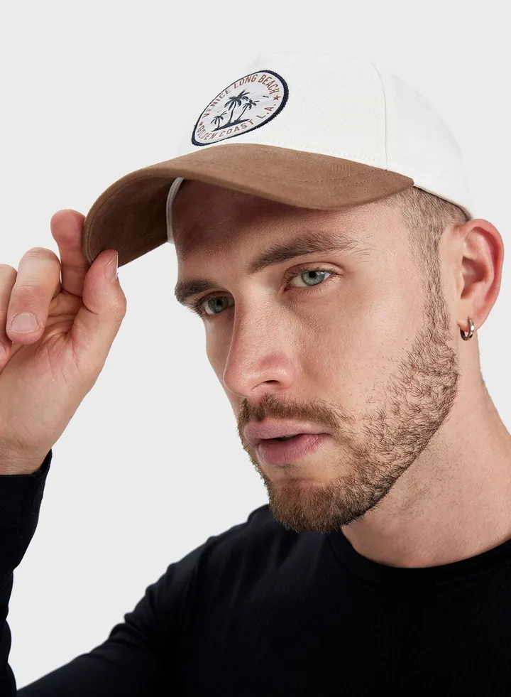 Palm Tree Curved Peak Cap