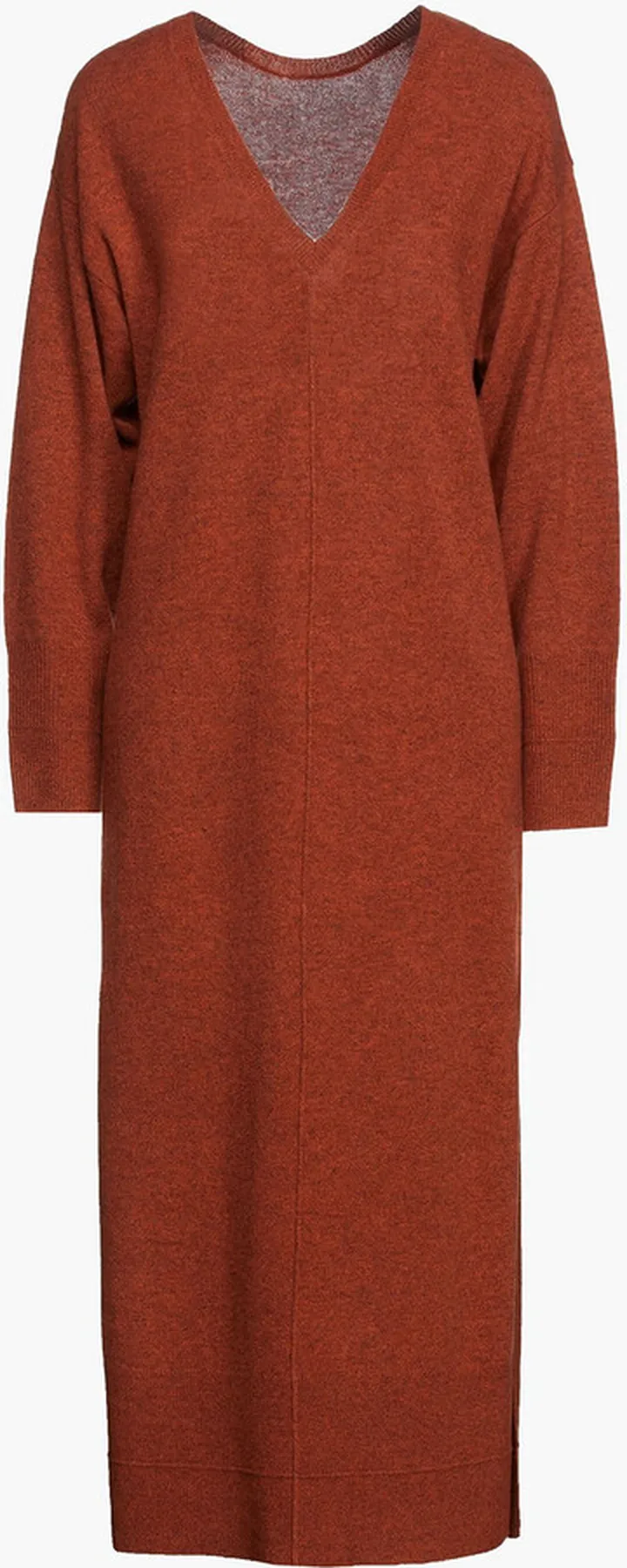 Nova mélange wool midi dress