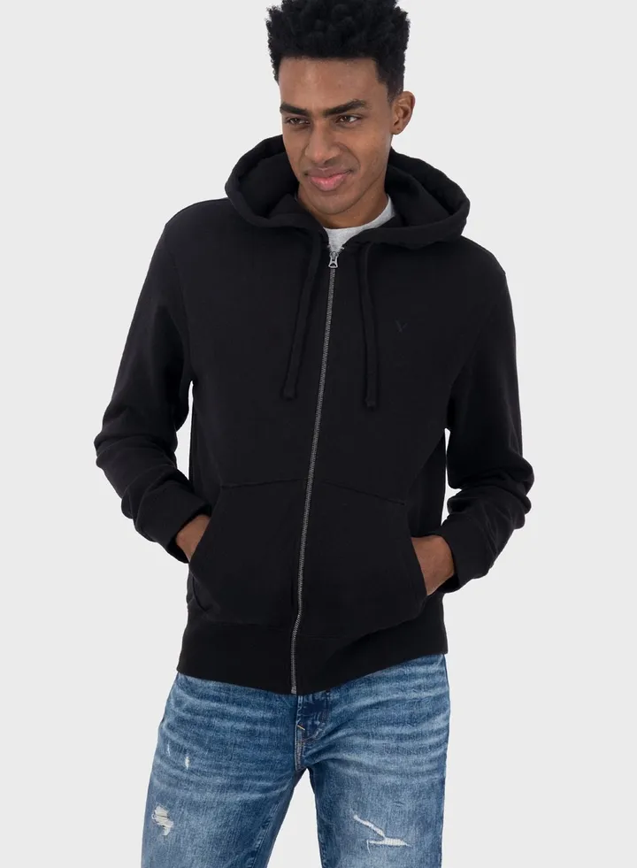 Zip Through Hoodie