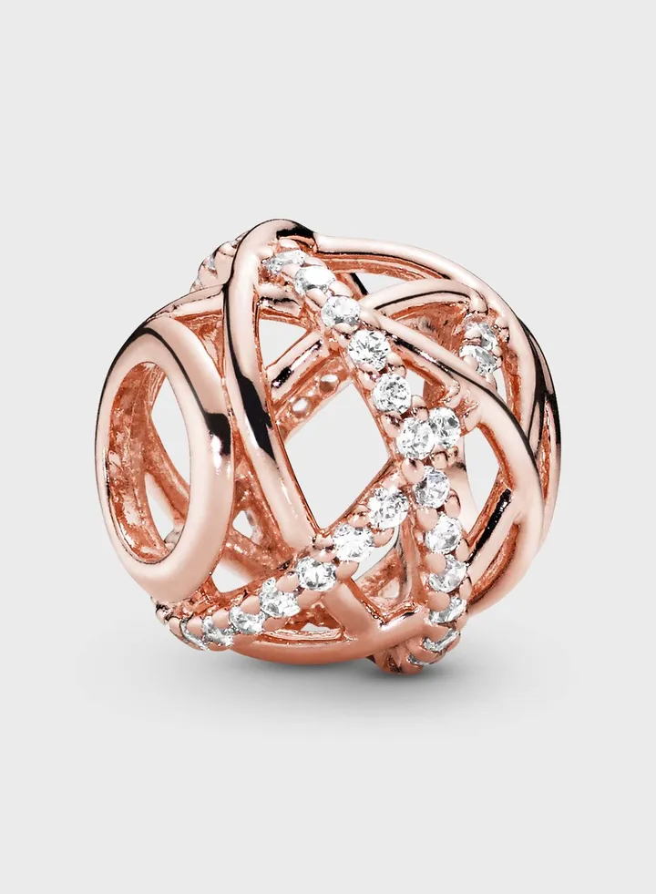 Sparkling & Polished Lines Charm