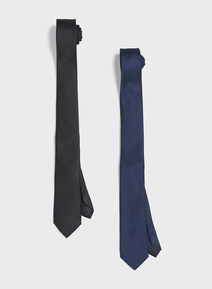 2 Pack Essential Tie