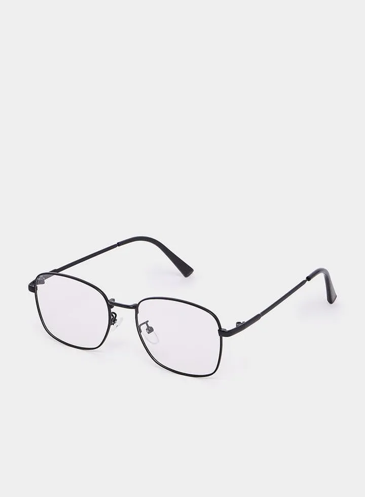 Clear Square Frame Sunglasses