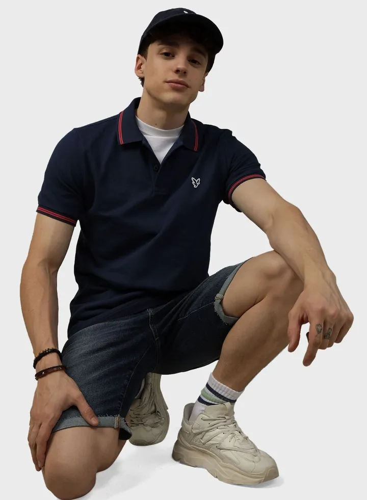 Tipped Pique Polo