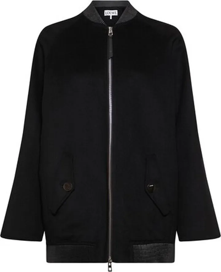 Long bomber jacket